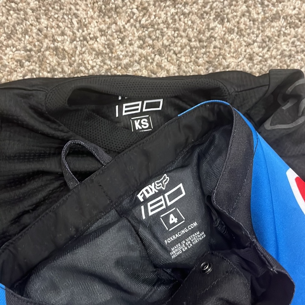 Kids fox 180 riding shirt and pants. - Picture 6 of 8